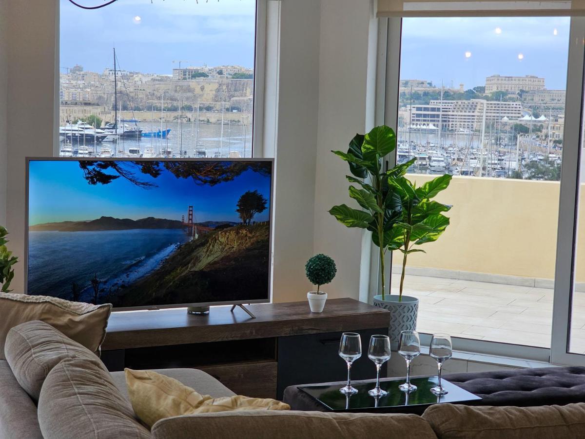 Apartmán Mive Luxury Sea View Penthouse Gzira Exteriér fotografie
