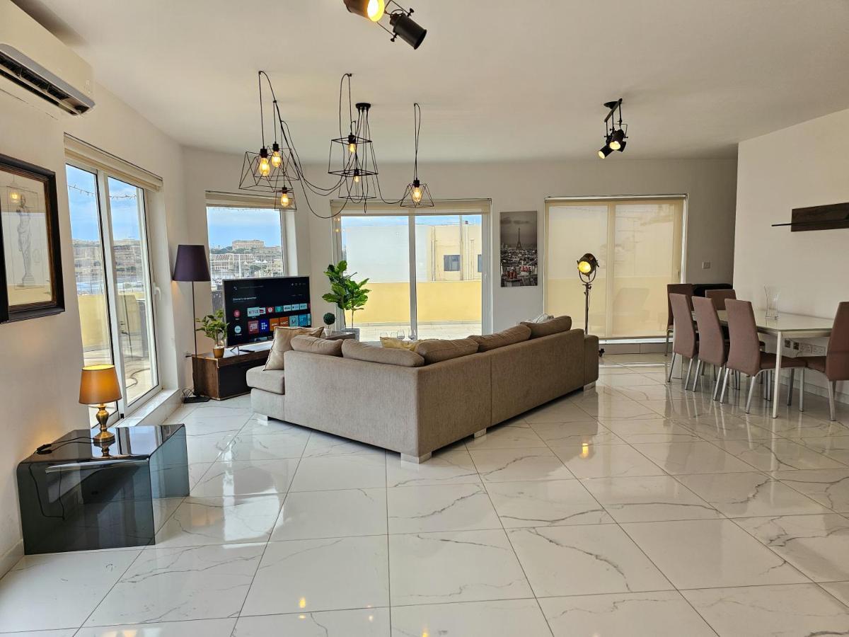 Apartmán Mive Luxury Sea View Penthouse Gzira Exteriér fotografie