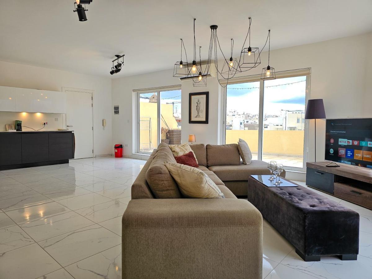 Apartmán Mive Luxury Sea View Penthouse Gzira Exteriér fotografie