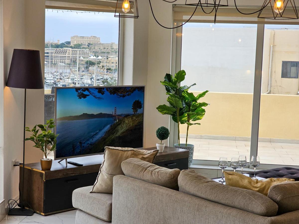 Apartmán Mive Luxury Sea View Penthouse Gzira Exteriér fotografie