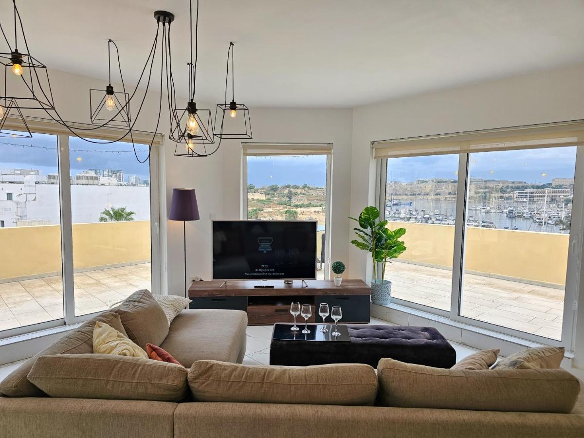 Apartmán Mive Luxury Sea View Penthouse Gzira Exteriér fotografie